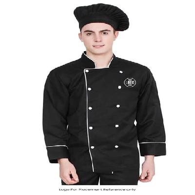 Uniforms Guru Cross Neck Chef Coat White