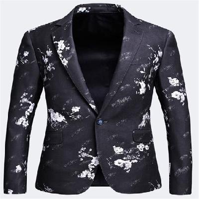 Men's Printed Blazer