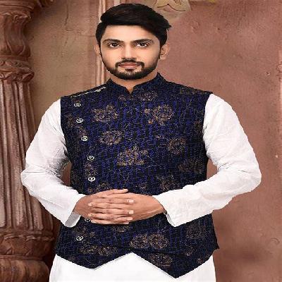 Mens Nehru Jacket With Shirt Set