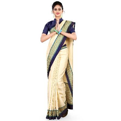 Cotton Uniform Saree