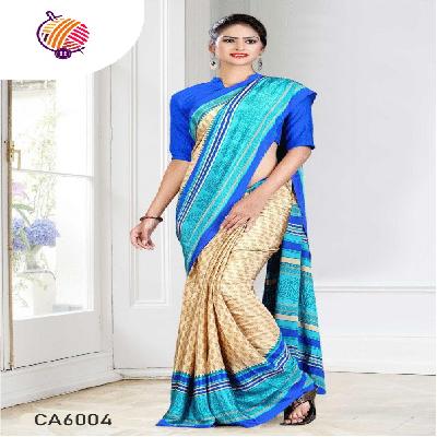 Printed Uniform Saree