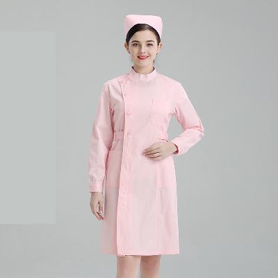 Pink  Nurse Hospital Uniform Coat