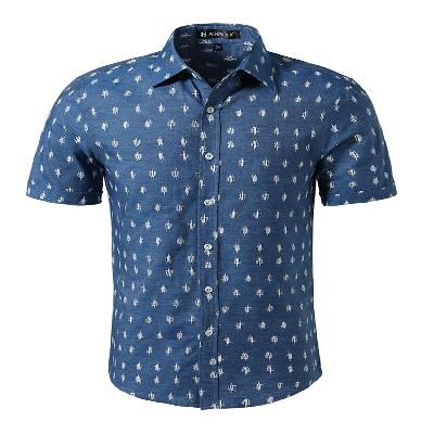 Mens Dot Printed Corporate Shirt