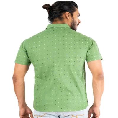 Mens Half Sleeve Cotton Shirt
