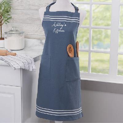 APRON STRIPES WITH EMBROIDERY