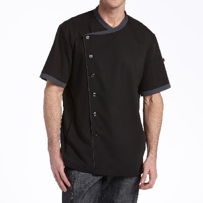 Black plain Chef coat