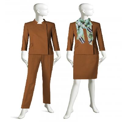 Front Office Uniforms-Woman, Red-Coffee