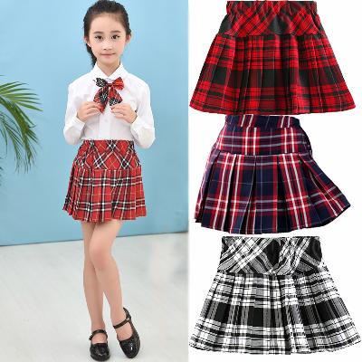 Girls School Skirt With Shirt