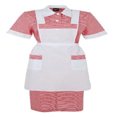 House Keeping Uniforms-Woman, Light Rose White