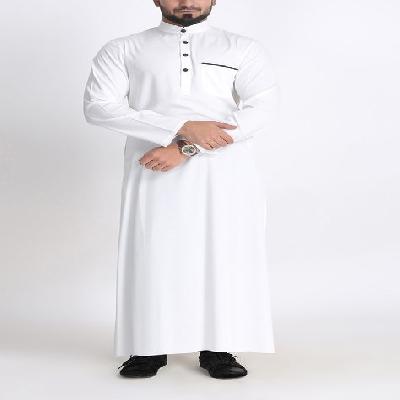 Saudi Arabia Plain White Pant With Kurta