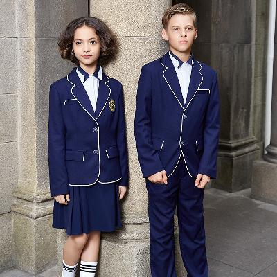 School uniforms for children, Dark blue checked