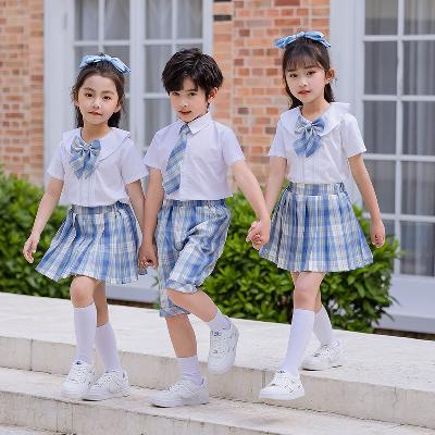 School uniforms for children, Light yellow-11 checked