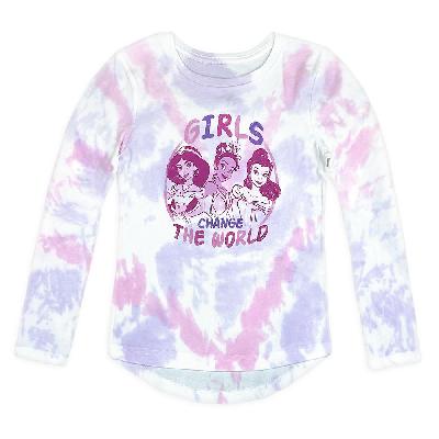Girls Long Sleeve T-Shirt Tie and Dye