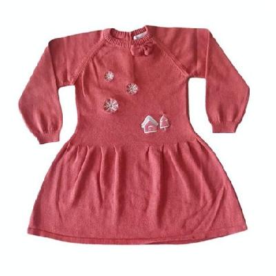 Knitted Girls Frock