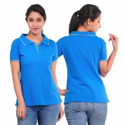 Ladies Collar T Shirts