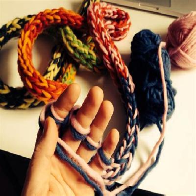 Ropes Knitting Job Working