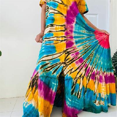 Women Tie Dye Dress