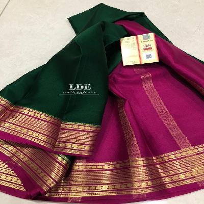 77220 Crepe Silk Saree