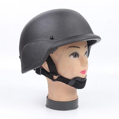 Black PVC Safety Helmet