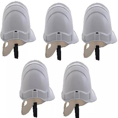 White PVC Safety Helmets