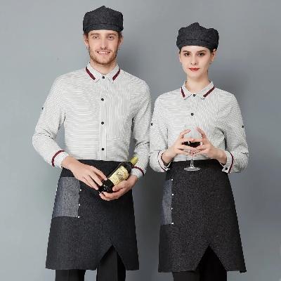 Uniforms Guru Serving Staff Hotel Work Uniforms Restaurant Work Shirt Unisex