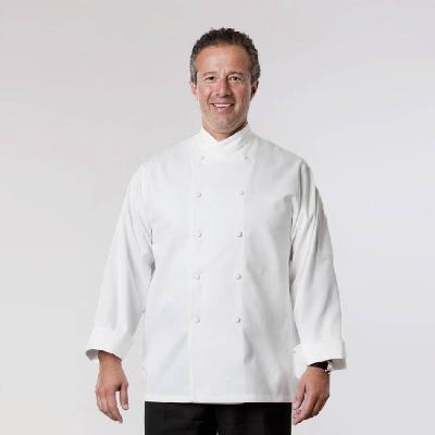Uniforms Guru White Cross Over Chef Coat