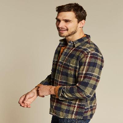 Cotton Checked Men Shirt