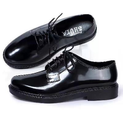 Mens Black Security Guard Shoes