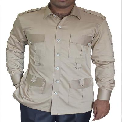 Mens Cotton Safari Shirt