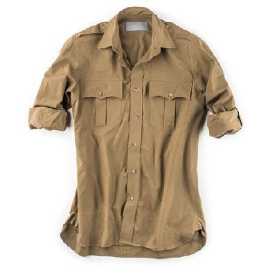 Mens Plain Safari Shirt