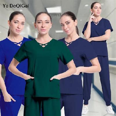 V Neck Scrub Suit Hospital Uniform