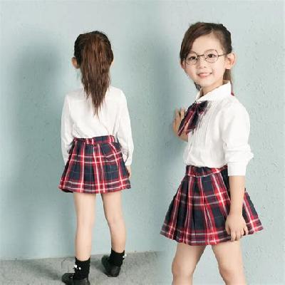Girls Skirt Shirt School Uniform