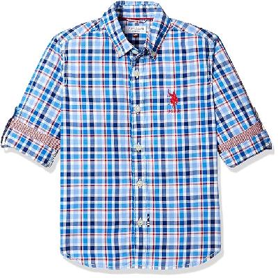 Kids Checkered School Shirt