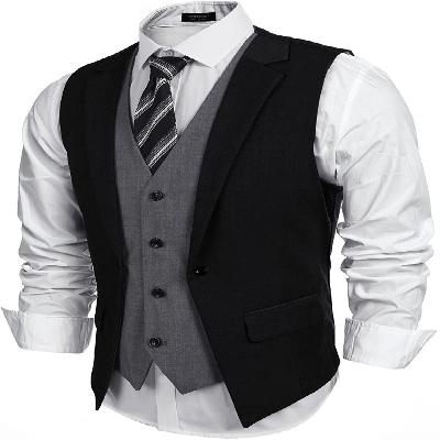Formal Black Waistcoat
