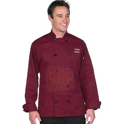 Hotel Maroon Chef Uniform