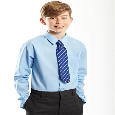 Boy Blue School Uniform Shirt