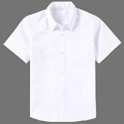 Boys White School Uniform Shirt