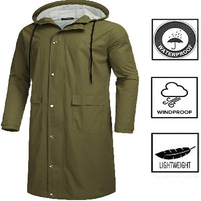 Men's Long Sleeve Rain Coats