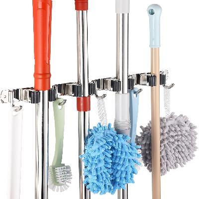 Mop Hanger Stand For Four Mops