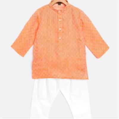 Boys Checked Kurta
