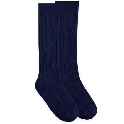 Cotton Blue School Socks