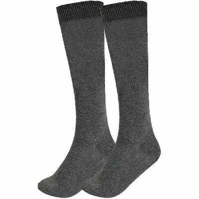 Cotton Grey School Socks