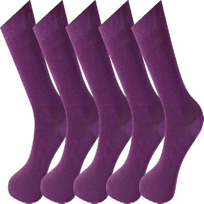 Cotton Purple School Socks