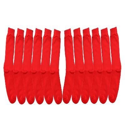 Cotton Red School Socks