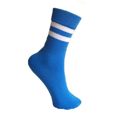 Cotton Sky Blue School Socks
