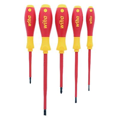 148HK5 Wiha Classic Slotted Phillips Screwdriver Set, 5 Pcs