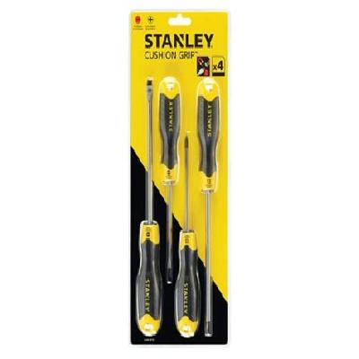 Stanley Cushion Grip 2 Screwdriver Set 4 Piece 65-199-2