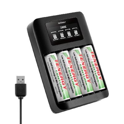 Rechargeable Power Charger With AA Battery
