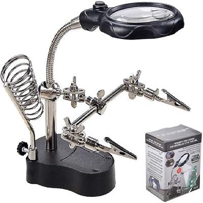 Magnifying Led Light With Soldering