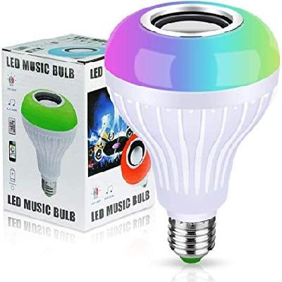 12W Speaker Multi Color Bulb With Remote